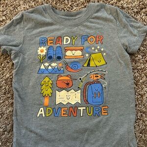 Cat & Jack Gray Graphic Tee